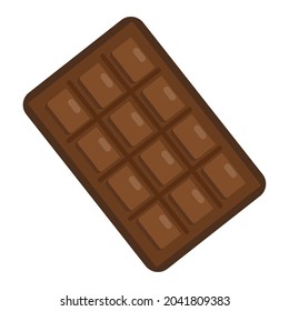 Isolated chocolate candy bar icon
