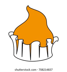 Isolated chocolate design