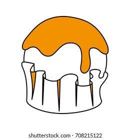 Isolated chocolate design