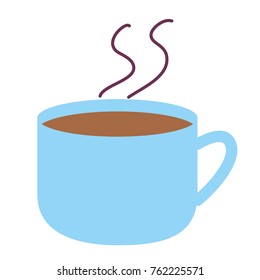 Isolated chocolate mug design