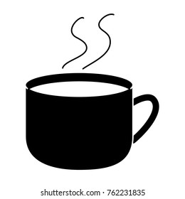 Isolated chocolate mug design