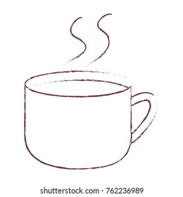 Isolated chocolate mug design