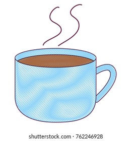 Isolated chocolate mug design