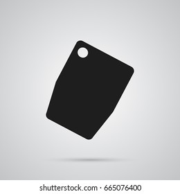 Isolated Chopping Board Icon Symbol On Clean Background. Vector Cutting Surface Element In Trendy Style.