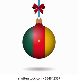 isolated christmas ball cameroon