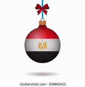isolated christmas ball egypt
