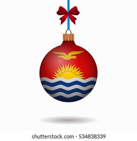 isolated christmas ball kiribati