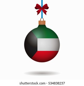 isolated christmas ball kuwait