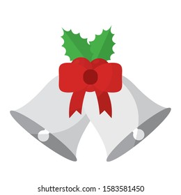 Isolated christmas bells icon - Vector illustration design