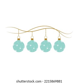 isolated christmas decoration. Merry christmas and happy new year.