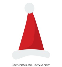 Isolated christmas hat icon Vector illustration