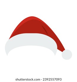 Isolated christmas hat icon Vector illustration