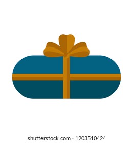 Isolated christmas present icon. Vector illustration design