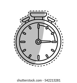 isolated chronometer timer icon vector illustration graphic design
