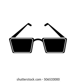 Isolated cinema 3d glasses design