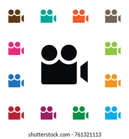 Isolated Cinema Icon. Cinematography Vector Element Can Be Used For Cinematography, Cinema, Photography Design Concept.