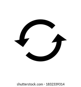 
isolated circle arrow vector illustration. editable colors. can be used on media sites and so on.
