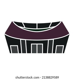 Isolated circle open stadium vector illustration