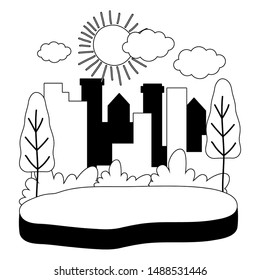 Isolated city vector design vector illustration
