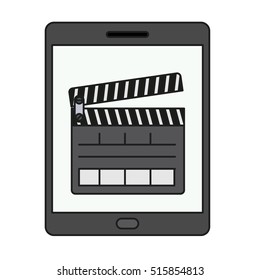 Isolated clapboard and tablet design
