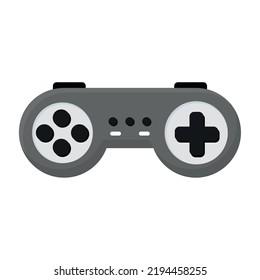 Isolated classic controller videogame vector illustration