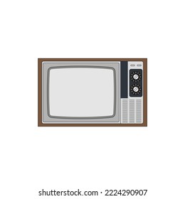 Isolierte klassische Fernsehvektorkunst und -grafik