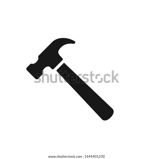 Isolated Claw Hammer Silhouette Icon Stock Vector Royalty Free 1444401230