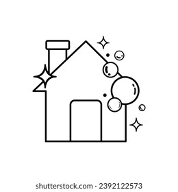 Isolated clean and shiny house building icon Vector illustration