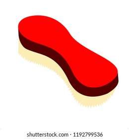 Isolated cleaning brush icon. Vector illustration design