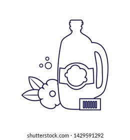 Isolated cleaning detergent design icon vector ilustration