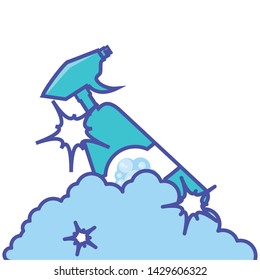 Isolated cleaning detergent design icon vector ilustration