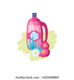 Isolated cleaning detergent design icon vector ilustration