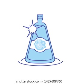 Isolated cleaning detergent design icon vector ilustration