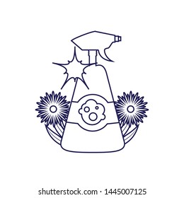 Isolated cleaning detergent design pineapple and sunglasses exotic branch summer pineapple and sunglasses exotic branch summer