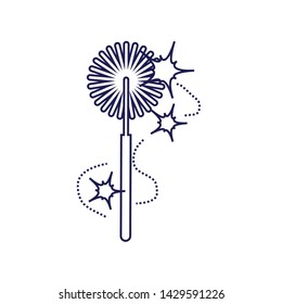 Isolated cleaning mop design icon vector ilustration