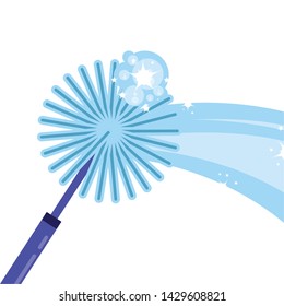 Isolated cleaning mop design icon vector ilustration