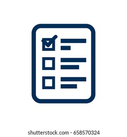Isolated Client Brief Icon Symbol On Clean Background. Vector Customer Summary Element In Trendy Style.