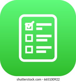 Isolated Client Brief Icon Symbol On Clean Background. Vector Customer Summary Element In Trendy Style.