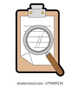 isolated clipboard documents