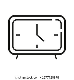 Icon für Haushaltsentwürfe im Einzelzimmer - Vektorgrafik
