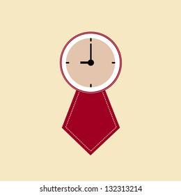 Isolated the clock shows 9:00