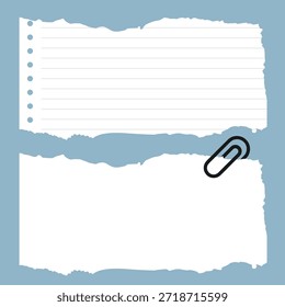 Einzige Nahaufnahme des gerissenen Papiers