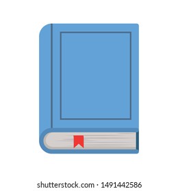Isolated closed book design vector illustration