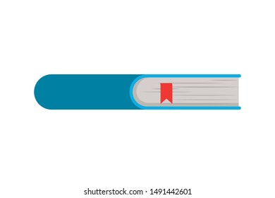 Isolated closed book design vector illustration
