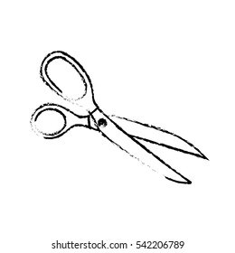 Isolated cloth scissors icon vector illustration graphic design