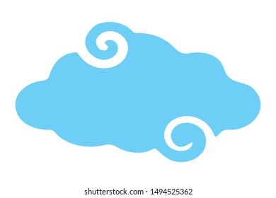 Isolated cloud vector design vector illustration