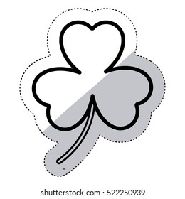 Isolated clover design