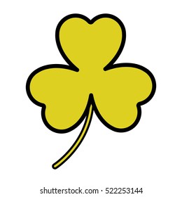 Isolated clover design