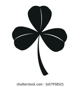 Isolated clover icon. Saint patricks day - Vector