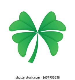 Isolated clover icon. Saint patricks day - Vector